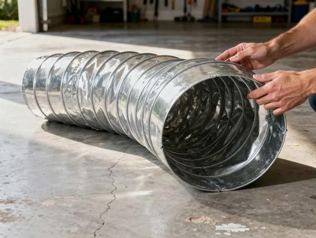 Berlin Dryer Vent Cleaning specialist using advanced equipment for thorough duct cleaning in Berlin