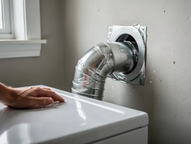 Berlin Dryer Vent Cleaning expert performing professional dryer vent repair and installation in Berlin